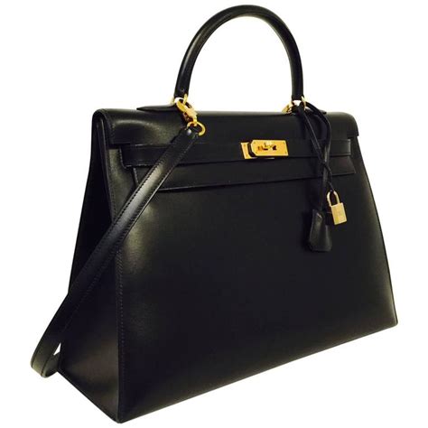 hermes l'esprit sellier|HERMES Box Kelly Sellier 35 Black .